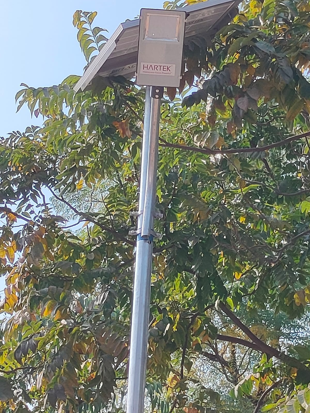 Solar Streetlight Installation 2