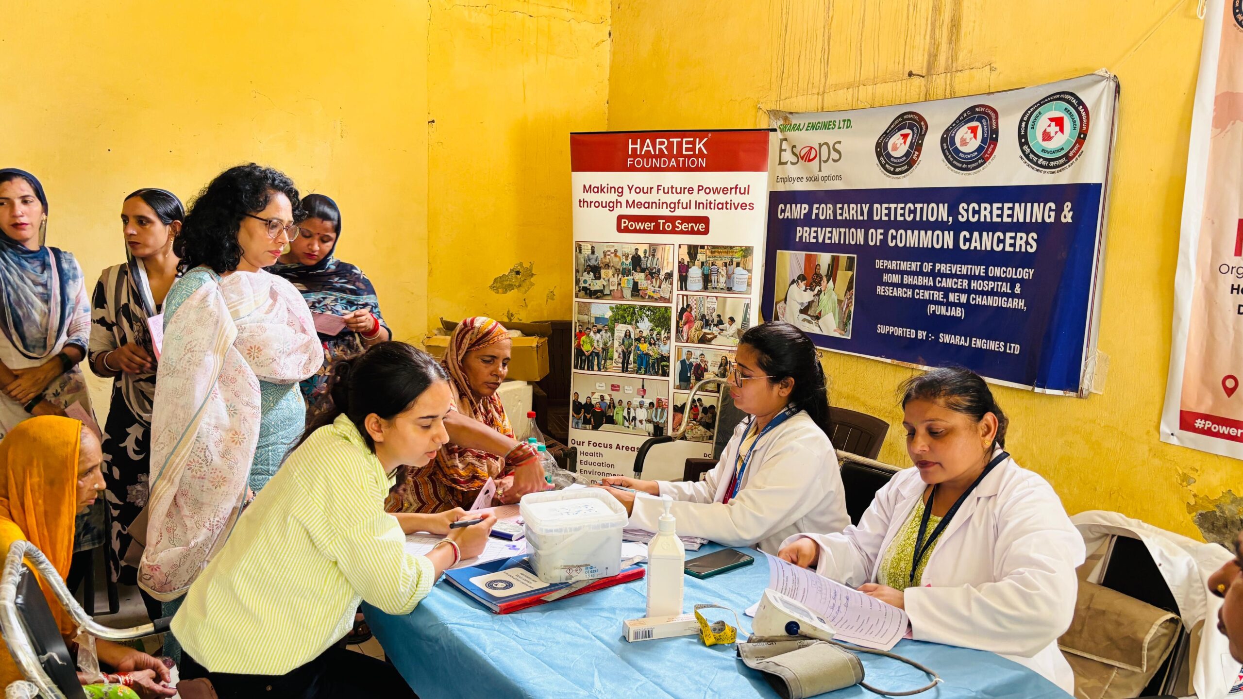 Womens Health Camp for Cancer Screening and brestfeeding awareness